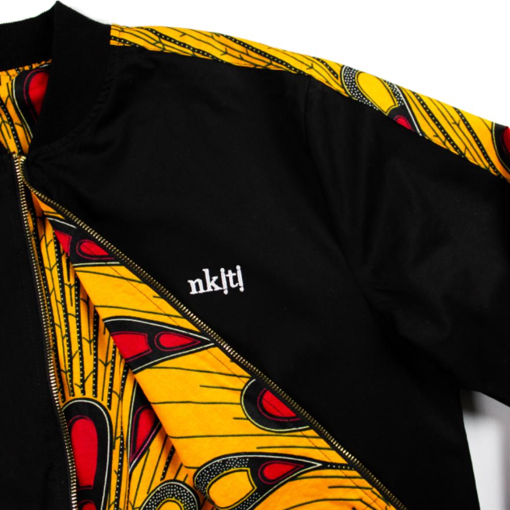 ankara fabric jacket