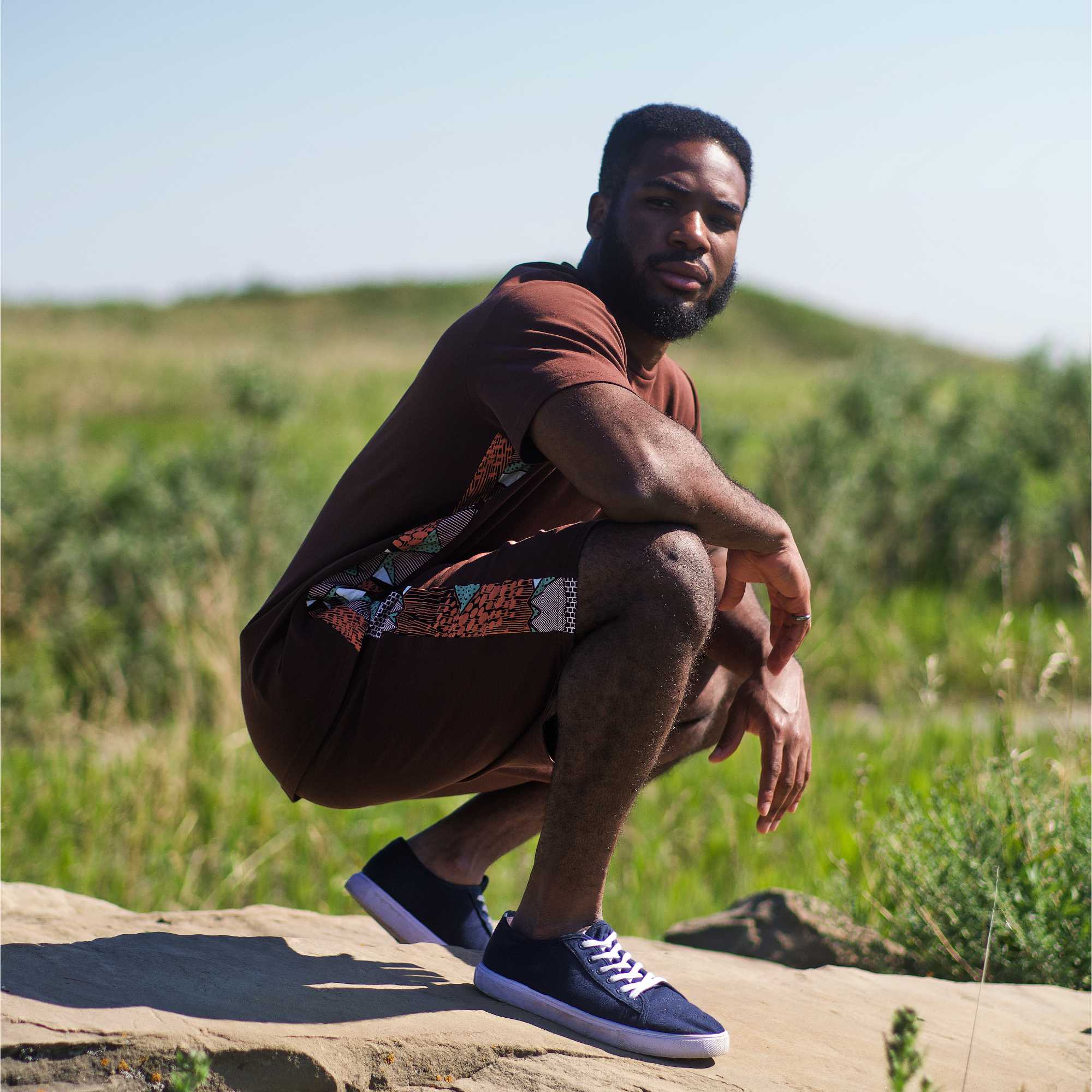 Abuo African Print Regular Shorts