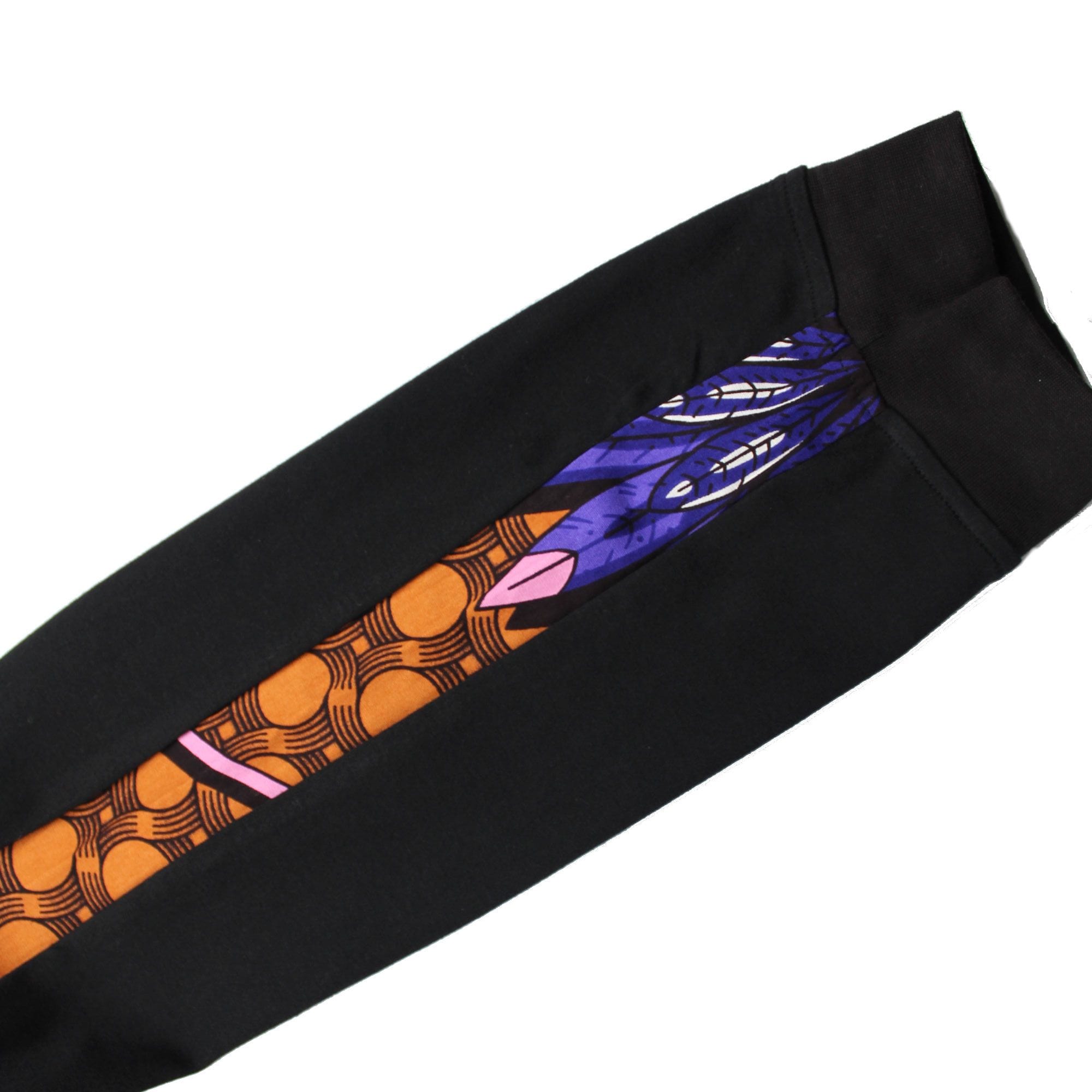 African print jumper cuff detail