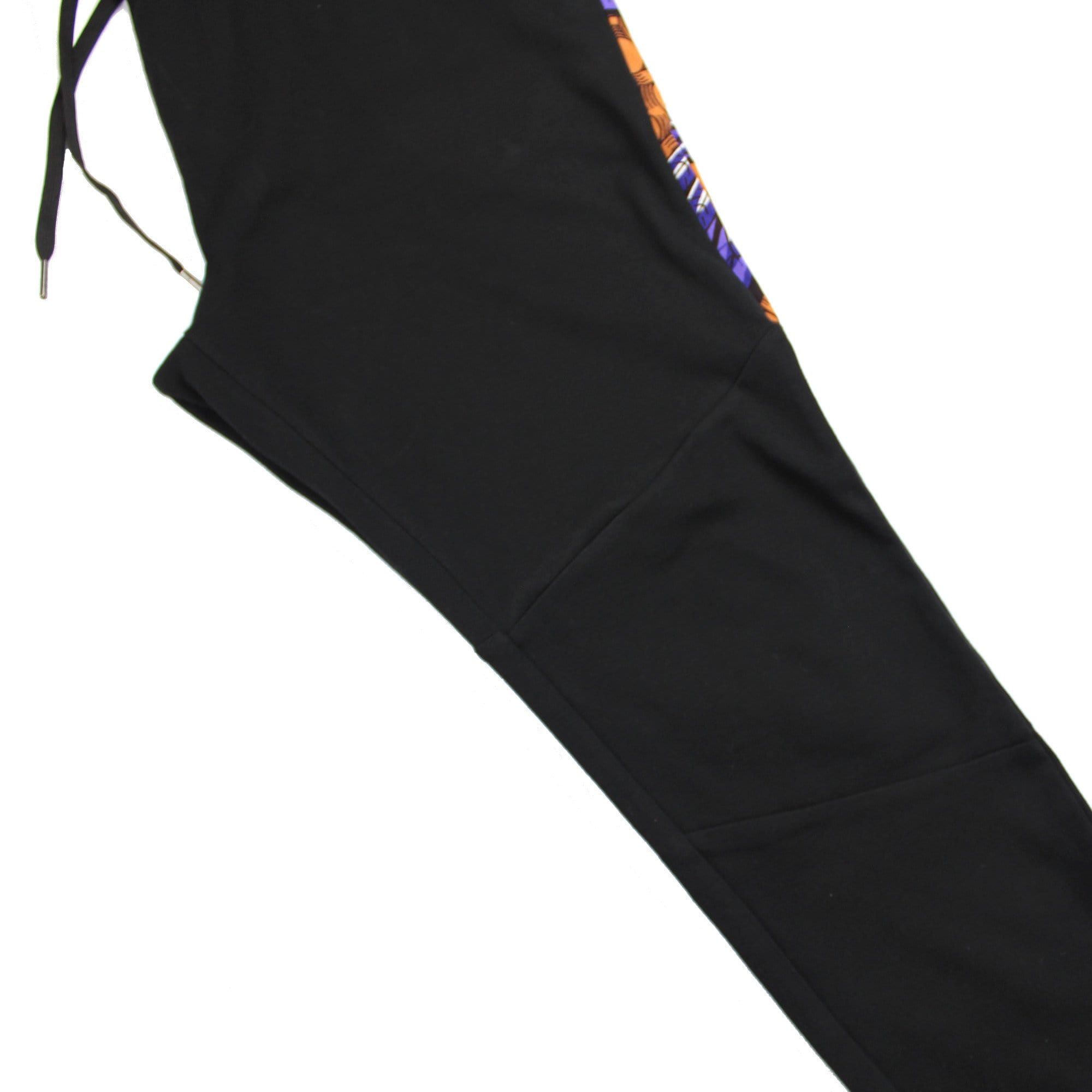 Slim Fit African print joggers with knee seam detail