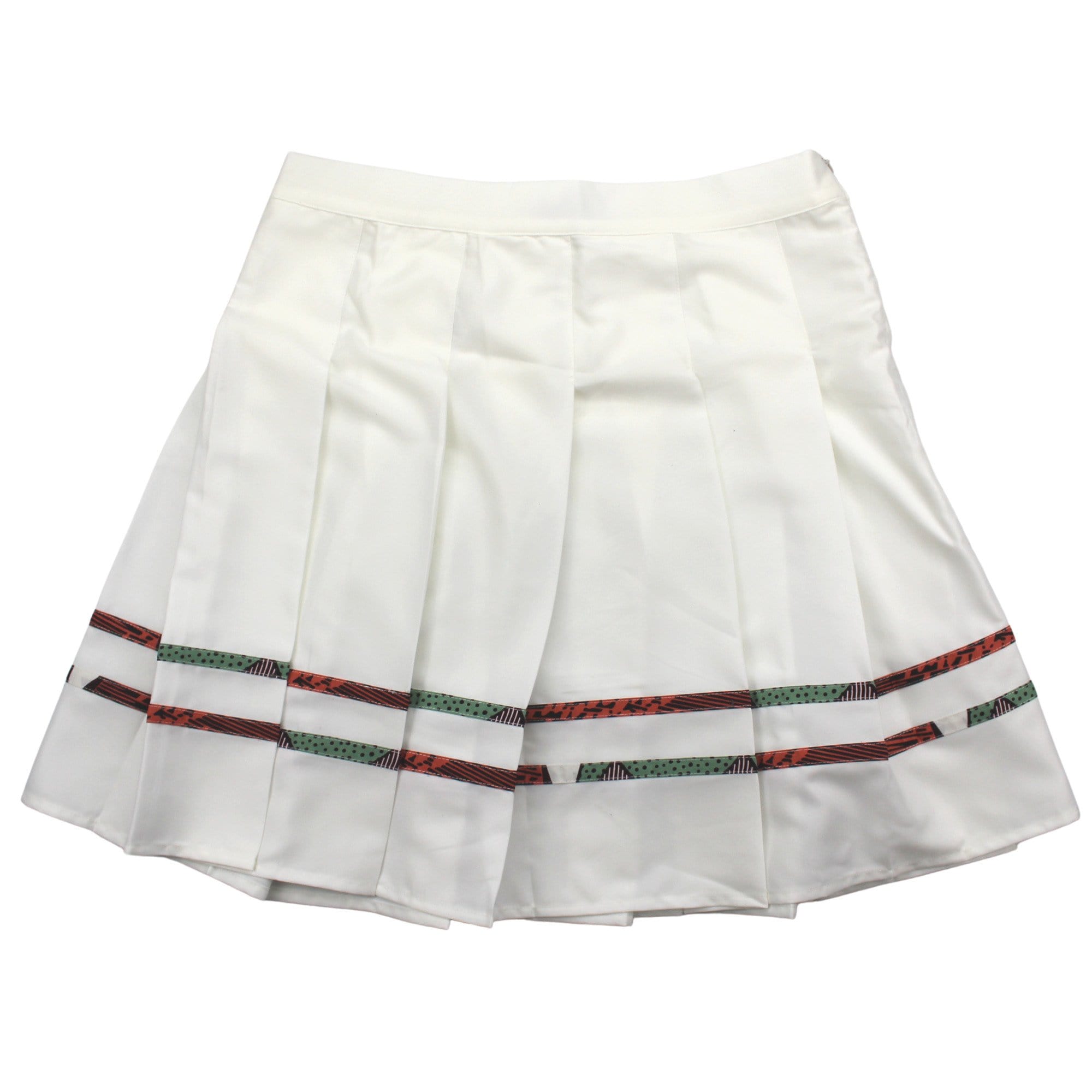 African Print Pleat Skirt