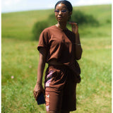 Women's Abuo African Print Shorts